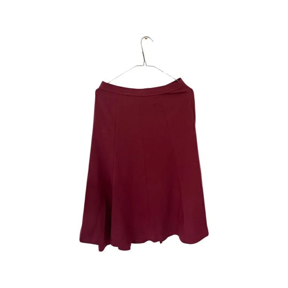 Vintage maroon swing skirt
